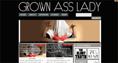 Desktop Screenshot of grownasslady.com